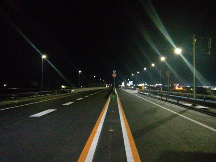 久慈大橋(夜間)