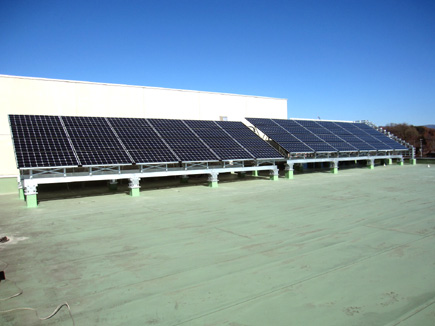 太陽光モジュール全景　10KW