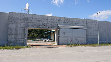 宮古藤原地区　陸閘　全景海側
