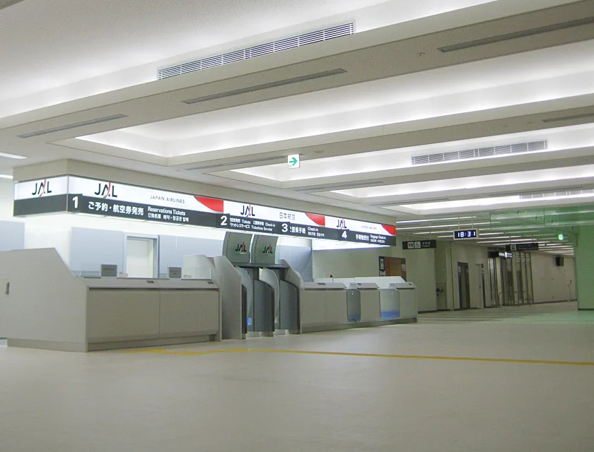 施工事例：花巻空港新旅客ターミナルビル新築（電気設備）工事